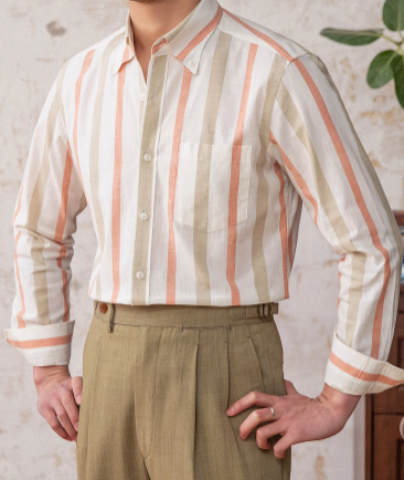 Camisa Ejecutiva Transpirable con Cuello Italiano y Botones Ocultos - Image 12