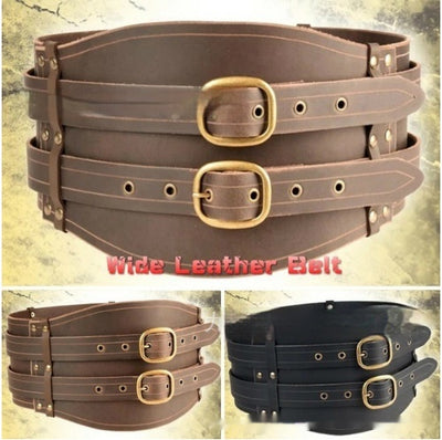 Cinturón Medieval Retro Ancho para Disfraz y Accesorios de Moda - Image 2