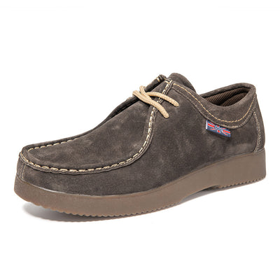 Tenis de Cuero Casual Coreano Estilo Británico - Sneakers Versátiles para Hombre - Image 6