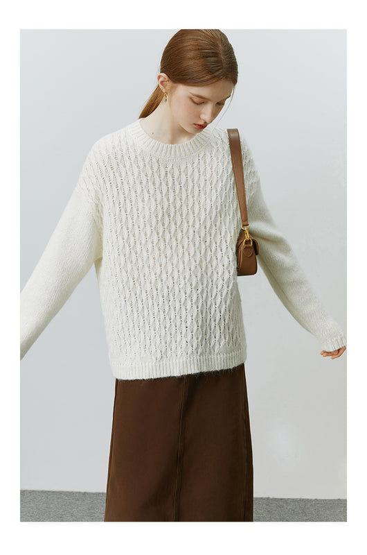 Suéter Tejido Retorcido para Invierno - Pullover de Punto Mujer - Image 10