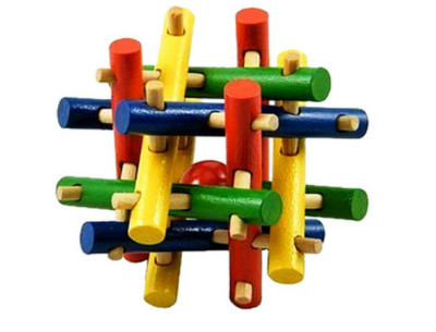 Puzzle de Bloqueo Kongming - Juguete Educativo de Bambú - Image 24