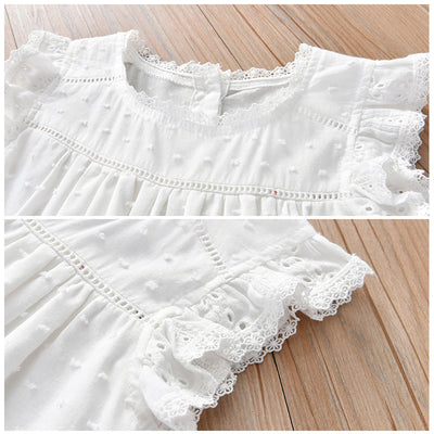 Vestido Blanco Infantil Elegante - Image 10