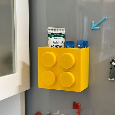 Organizador Magnético de Refrigerador con Soporte para Plástico y Pajillas - Image 3
