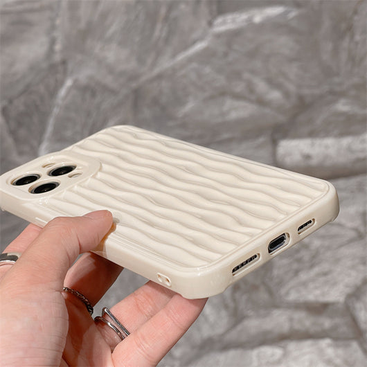 Funda Protectora Blanca Corrugada para Celular - Image 11