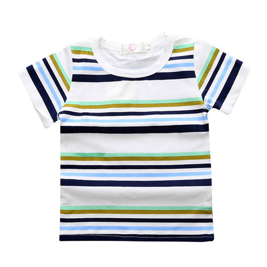 Conjunto de 4 Piezas Denim Europeo Americano para Niños - Pantalones y Camisetas - Image 7