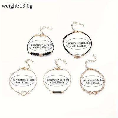 Reloj de Cuarzo con Diamantes y Pulsera de Cuentas para Mujer - Image 15