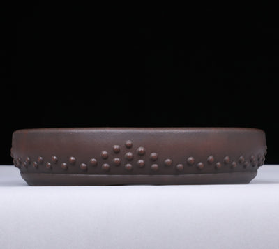 Maceta Artesanal Redonda de Arcilla Púrpura con Boca Ancha - Image 9