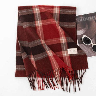 Bufanda Cuadros Mujer Efecto Cashmere - Elegancia y Calidez - Image 6