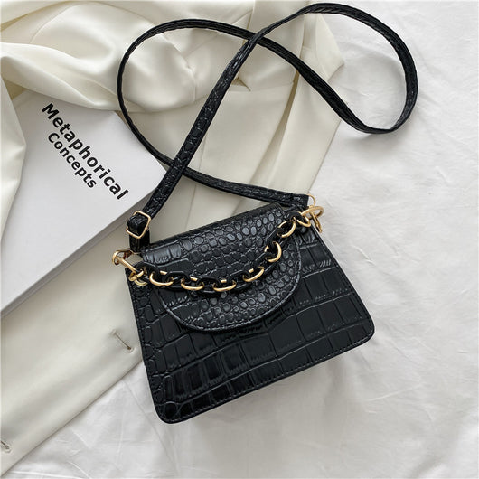 Bolso de Hombro para Mujer con Textura de Cadena Elegante - Image 6