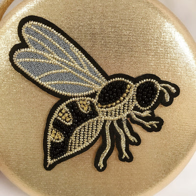 Cartera de Fiesta con Abalorios y Bordado de Abeja - Image 24