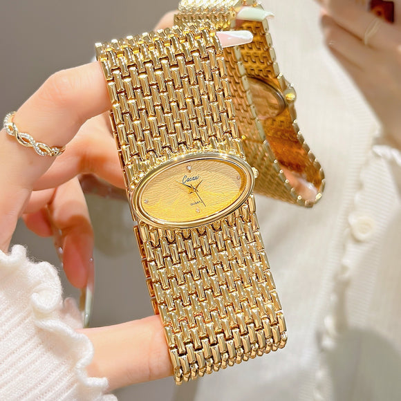 Reloj de Cuarzo Vintage para Mujer - Diseño Elegante y Moderno