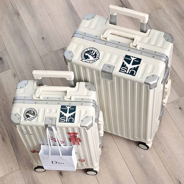 Maleta de Viaje con Marco de Aluminio Reforzado - Trolley Ultraresistente