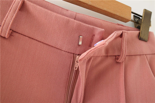 Conjunto Ejecutivo Mujer: Blazer Temperamento + Pantalón Cintura Alta - Image 3