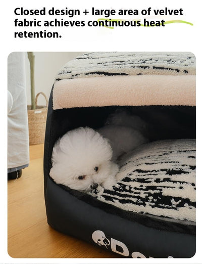 Casa para Mascotas de Cuatro Estaciones Desmontable y Lavable - Image 12