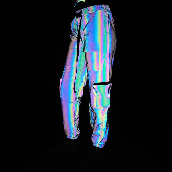Overol Reflectante Colorido Talla Grande para Mujer