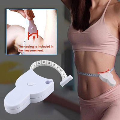 Cinta Métrica Automática en Forma Y con Cuero