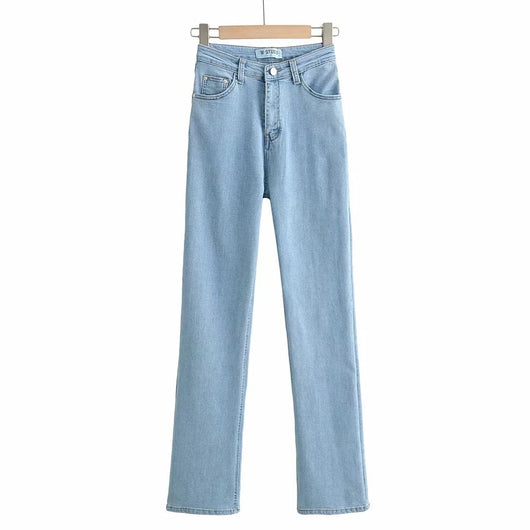 Jeans Retro Slim Micro Acampanados para Mujer - Estilo Europeo y Americano - Image 21