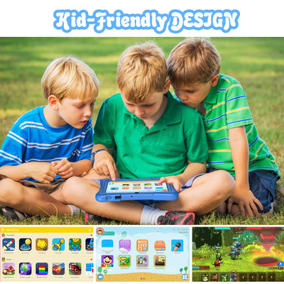Tablet Infantil 7 pulgadas con Funda Protectora de Silicona y Soporte Giratorio 360° - Image 13