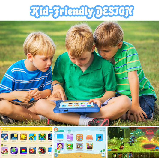 Tablet Infantil 7 pulgadas con Funda Protectora de Silicona y Soporte Giratorio 360° - Image 13