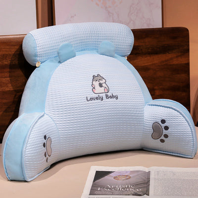 Almohada Lumbar de Seda Waffle con Efecto Frío - Soporte Ergonómico para Espalda - Image 8