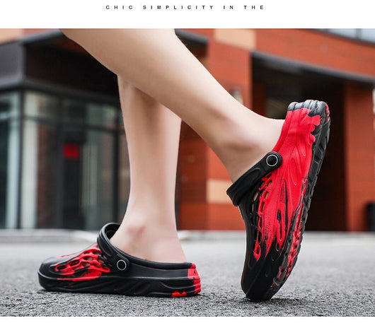 Sandalias Huecas para Hombre Verano Respirables Cómodas - Image 14