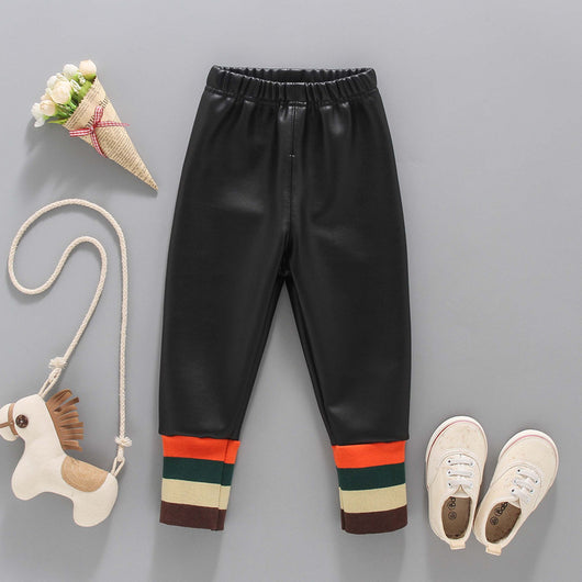 Pantalones de Cuero para Niña con Forro Térmico - Image 10