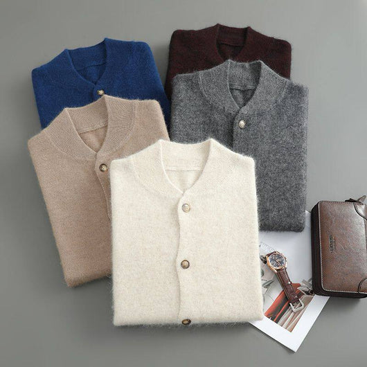 Cardigan Grueso y Cálido para Hombre - Suéter Holgado - Image 7