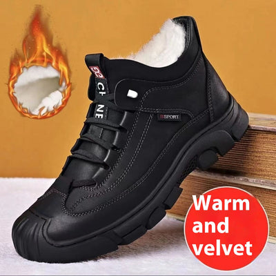Botas de Senderismo Acolchadas Térmicas para Hombre - Caña Alta Forrada en Polar - Image 7
