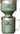 Perfect Brew Pour over Set | 12 Oz Camp Mug with Lid Included | Drip Coffee Maker with Reusable Filter | Insulated Stainless Steel | Bpa-Free | Hammertone Green - Tekeno