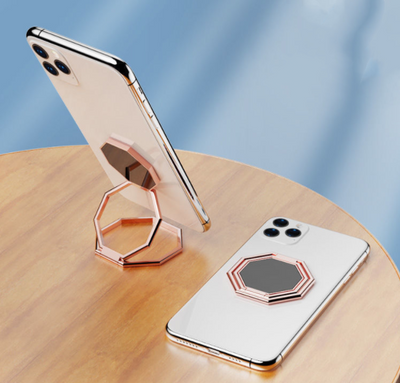 Soporte Metálico Plegable para Teléfono y Tablet con Anillo Adhesivo - Image 9