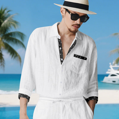 Conjunto de Lino para Hombre: Camisa y Pantalón - Image 22