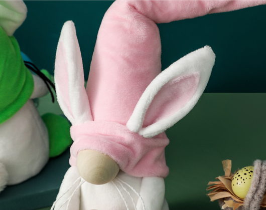 Muñeca Conejo de Pascua sin Rostro con Huevos - Image 14