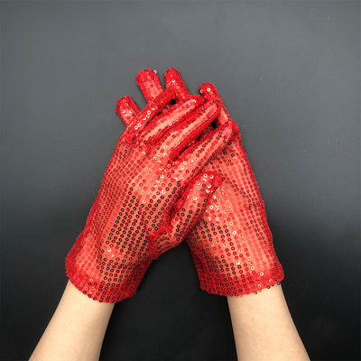 Guantes Reflectantes con Lentejuelas para Presentaciones Escénicas - Image 7