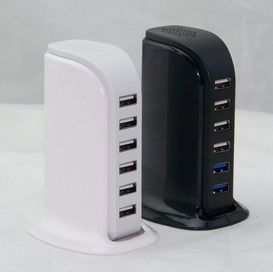 Cargador PD Rápido 5 y 6 USB - Carga Múltiple Simultánea