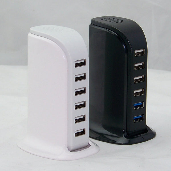 Cargador PD Rápido 5 y 6 USB - Carga Múltiple Simultánea