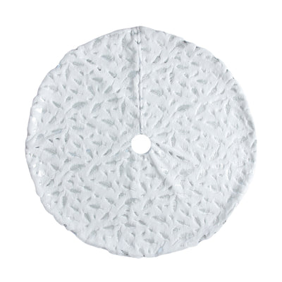 Falda Navideña de Felpa Blanca Premium - Image 12