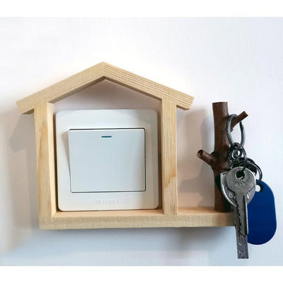 Marco Decorativo Hidropónico con Enchufe de Madera y Pegatinas - Image 4