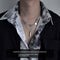 Mens Titanium Steel Necklace That Wont Fade Simple Versatile Jewelry L009A