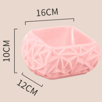 Comedero Cerámico para Gatos y Perros con Diseño Nido - Cuenco Adorable Rosa para Mascotas - Image 2