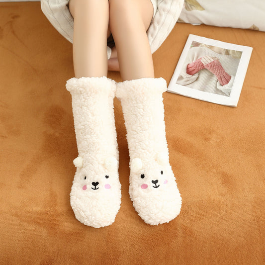 Calcetines Térmicos Navideños para Mujer - Felpa Gruesa Calientita para Casa y Reposo - Image 2