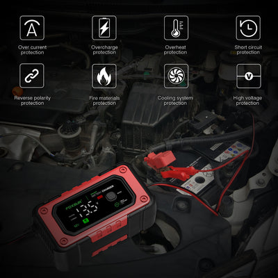 Cargador Inteligente 12V para Baterías de Plomo y Litio con Pantalla Grande a Color - Image 7
