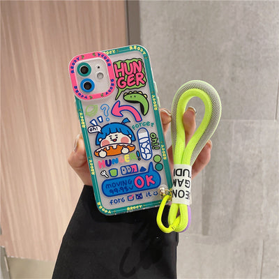 Funda de Silicona para Teléfono Graffiti Girls