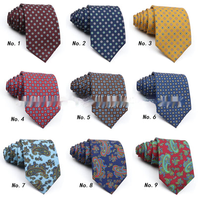 Corbata Estampada de Poliéster para Hombre Profesional - Image 42