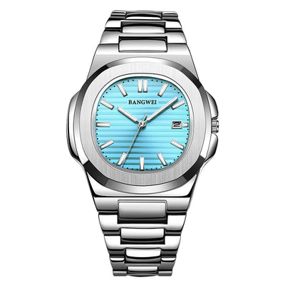 Reloj Hombre Acero Inoxidable Resistente al Agua con Esfera Luminosa - Image 9
