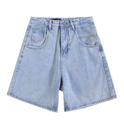 Shorts de Mezclilla Cintura Alta Estilo Coreano para Mujer - Image 10