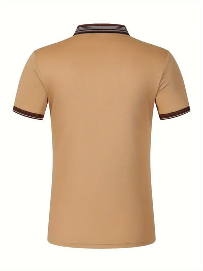 Polo Ejecutivo Bicolor de Manga Corta para Hombre - Image 19