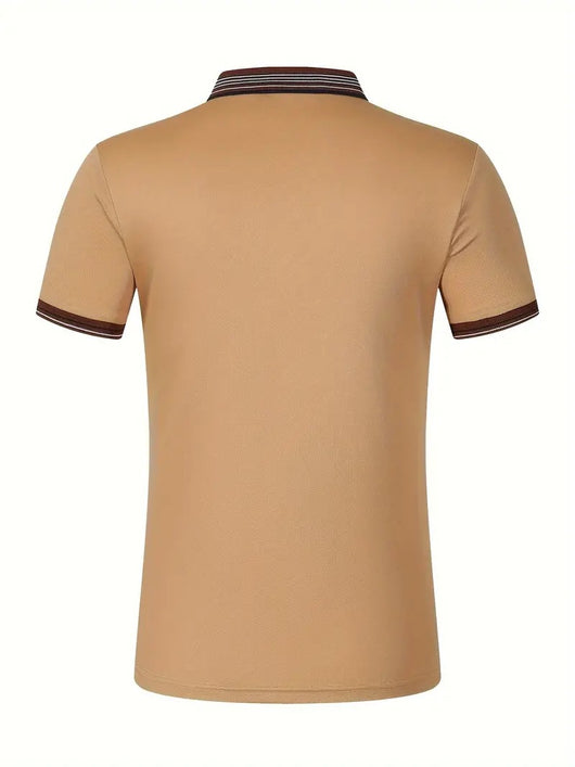 Polo Ejecutivo Bicolor de Manga Corta para Hombre - Image 19