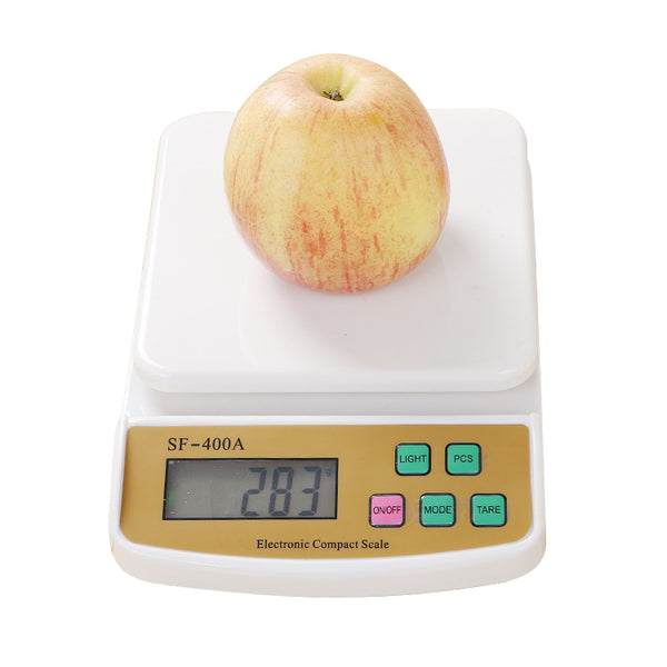 Báscula Digital de Cocina 10KG con Retroiluminación LED