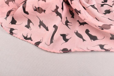 Pañuelo de Seda Estampado con Motivos Animales para Mujer - Image 8