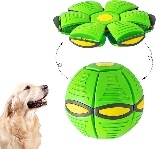 Pelota Voladora UFO con 6 Luces LED para Perros y Niños - Image 3
